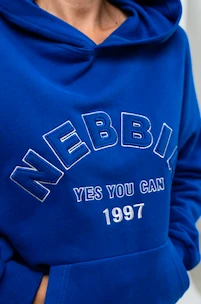 Felpa da donna Nebbia  Branded Oversized Hoodie blue