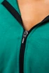 Felpa da donna Nebbia  Cropped Zip-Up Hoodie green