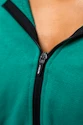 Felpa da donna Nebbia  Cropped Zip-Up Hoodie green