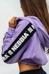 Felpa da donna Nebbia  Cropped Zip-Up Hoodie purple