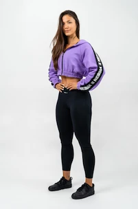 Felpa da donna Nebbia  Cropped Zip-Up Hoodie purple