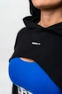 Felpa da donna Nebbia  Designer Cropped Hoodie black