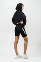 Felpa da donna Nebbia  Designer Cropped Hoodie black