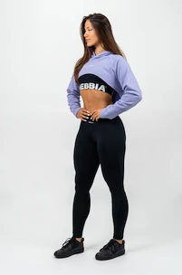 Felpa da donna Nebbia  Designer Cropped Hoodie purple