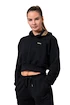 Felpa da donna Nebbia  Golden Crop hoodie 824 black