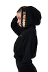 Felpa da donna Nebbia  Golden Crop hoodie 824 black