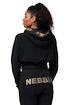 Felpa da donna Nebbia  Golden Crop hoodie 824 black