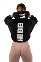 Felpa da donna Nebbia  Loose Fit Crop Hoodie black