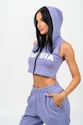 Felpa da donna Nebbia  Sleeveless Zip-Up Hoodie purple