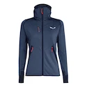 Felpa da donna Salewa  Agner Hybrid PL/DST Navy Blazer Melange 34