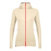 Felpa da donna Salewa  Light Micro PL Oatmeal Melange 34