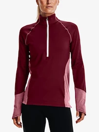 Felpa da donna Under Armour ColdGear 1/2 Zip-RED