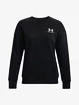 Felpa da donna Under Armour  Essential Fleece Crew-BLK