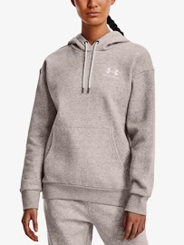 Felpa da donna Under Armour Essential Fleece Hoodie-GRY