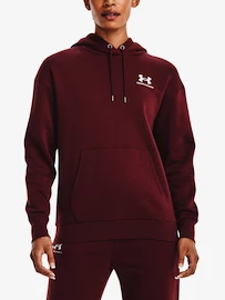 Felpa da donna Under Armour Essential Fleece Hoodie-RED