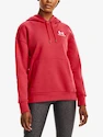 Felpa da donna Under Armour  Essential Fleece Hoodie-RED