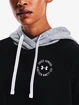 Felpa da donna Under Armour  Rival Fleece CB Hoodie-BLK