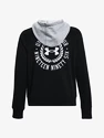 Felpa da donna Under Armour  Rival Fleece CB Hoodie-BLK