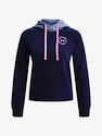 Felpa da donna Under Armour  Rival Fleece CB Hoodie-NVY