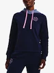 Felpa da donna Under Armour  Rival Fleece CB Hoodie-NVY