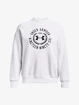 Felpa da donna Under Armour  Rival Fleece Crest Grp Crew-WHT