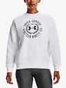 Felpa da donna Under Armour  Rival Fleece Crest Grp Crew-WHT