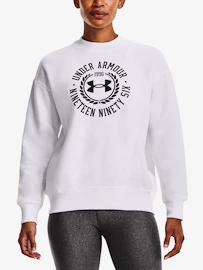 Felpa da donna Under Armour Rival Fleece Crest Grp Crew-WHT