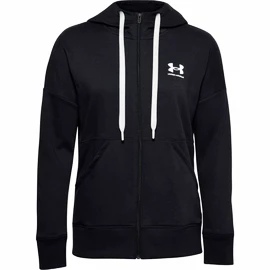 Felpa da donna Under Armour Rival Fleece FZ Hoodie black