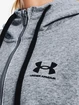 Felpa da donna Under Armour  Rival Fleece FZ Hoodie-GRY