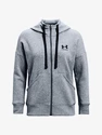 Felpa da donna Under Armour  Rival Fleece FZ Hoodie-GRY