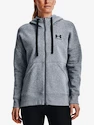 Felpa da donna Under Armour  Rival Fleece FZ Hoodie-GRY