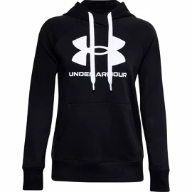 Felpa da donna Under Armour  Rival Fleece Logo Hoodie Black