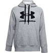 Felpa da donna Under Armour  Rival Fleece Logo Hoodie grey