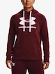 Felpa da donna Under Armour  Rival Fleece Logo Hoodie-RED