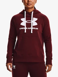 Felpa da donna Under Armour  Rival Fleece Logo Hoodie-RED