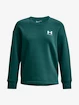 Felpa da donna Under Armour  Rival Fleece Oversize Crew-GRN