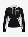 Felpa da donna Under Armour  Rival + FZ Hoodie-BLK