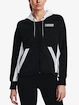 Felpa da donna Under Armour  Rival + FZ Hoodie-BLK S