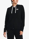 Felpa da donna Under Armour  Rival Terry FZ Hoodie-BLK