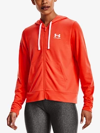 Felpa da donna Under Armour Rival Terry FZ Hoodie-ORG