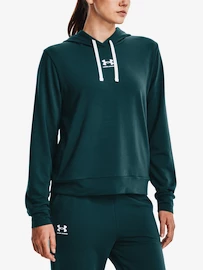 Felpa da donna Under Armour Rival Terry Hoodie-GRN