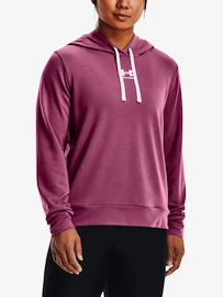 Felpa da donna Under Armour Rival Terry Hoodie-PNK