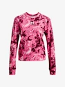 Felpa da donna Under Armour  Rival Terry Print Crew-PNK