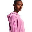 Felpa da donna Under Armour  Rival Terry Taped Hoodie Planet Pink