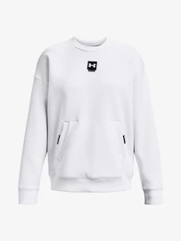 Felpa da donna Under Armour Summit Knit Oversize Crew-WHT