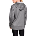 Felpa da donna Under Armour  Synthetic Fleece Chenille Logo PO Hooodie grey