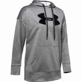 Felpa da donna Under Armour Synthetic Fleece Chenille Logo PO Hooodie grey