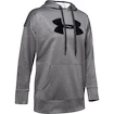 Felpa da donna Under Armour  Synthetic Fleece Chenille Logo PO Hooodie grey XS