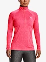 Felpa da donna Under Armour  Tech 1/2 Zip - Twist-PNK