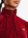 Felpa da donna Under Armour  Tech 1/2 Zip - Twist-RED